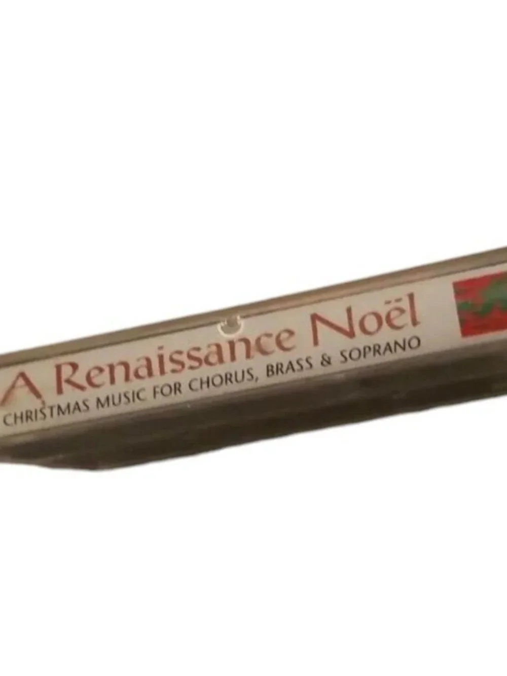A Renaissance Noel Christmas Music for Chorus Brass Cassette Tape Vox Consort